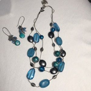 Necklace and Earrings